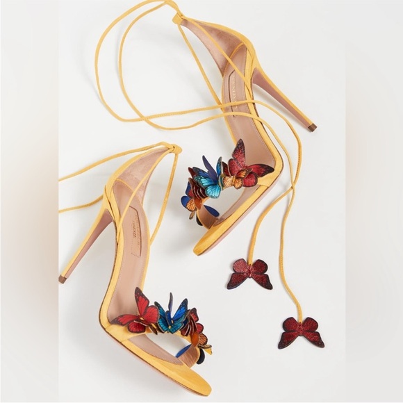 Aquazzura 105mm Papillon Sandals $995 38.5 - Picture 8 of 16